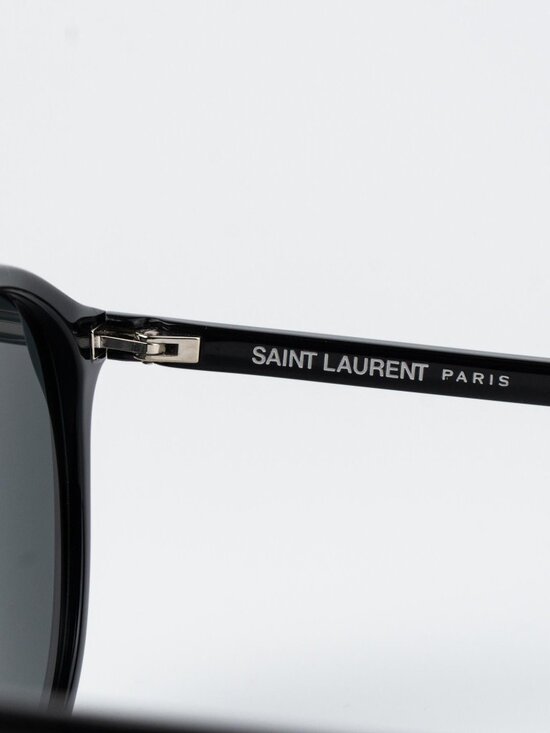 Saint Laurent Women Sunglasses Black Grey Pilot SL667 001 NEW AUTHENTIC main image 9